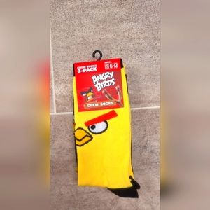 Angry Birds 3pk socks- New